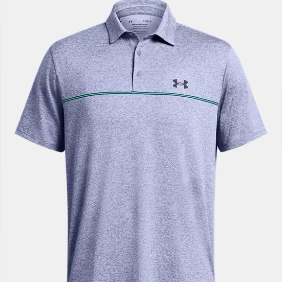 NWT New Under Armour Men’s Golf Playoff 3.0 Stripe Polo Extra Large XL UPF 40 - Picture 3 of 4